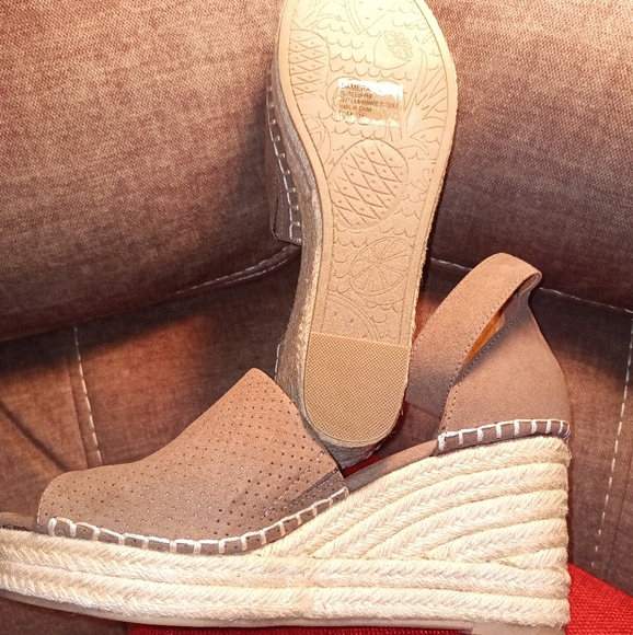 Pop Women's wedge sandals size 10M - Picture 6 of 7